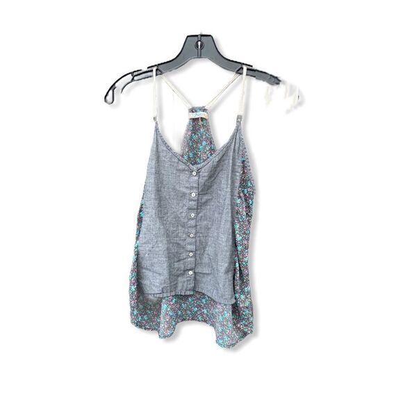 Freebird Racerback Floral Tank Top - Picture 1 of 8